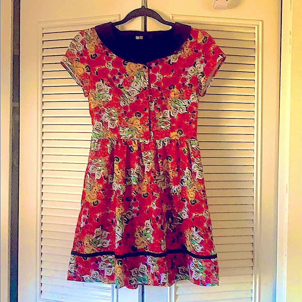 Iron Fist Monster Floral Babydoll dress